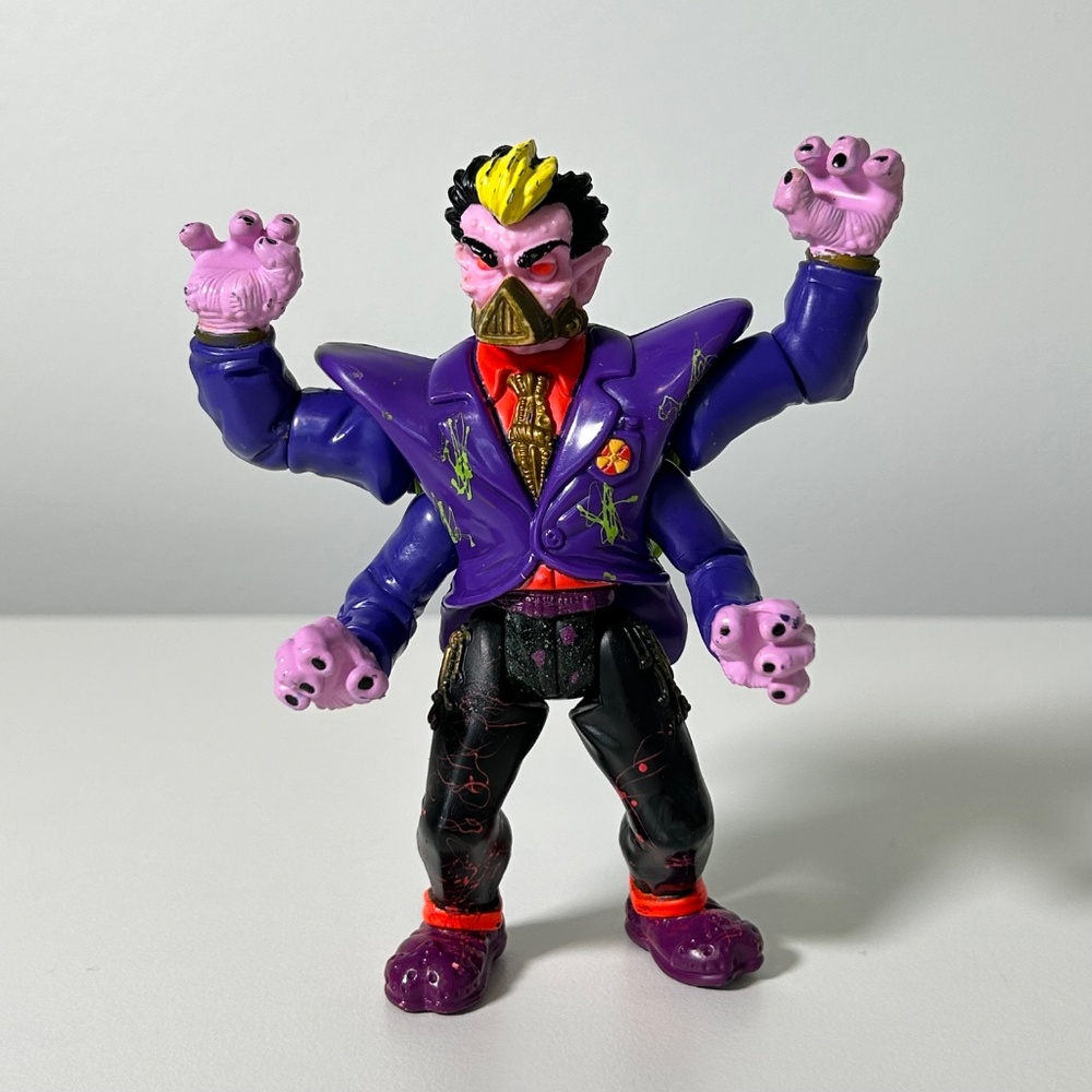 Vintage 90s Playmates Toys Toxic Crusaders Dr. Killemoff Action Figure (OA2)